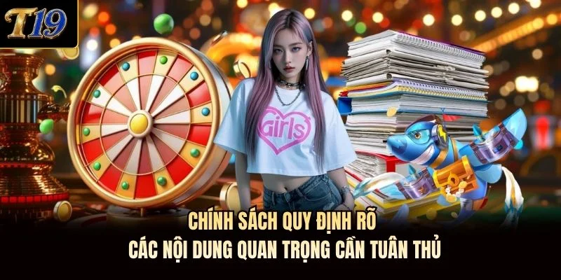 Chính sách quy định rõ các nội dung quan trọng cần tuân thủ